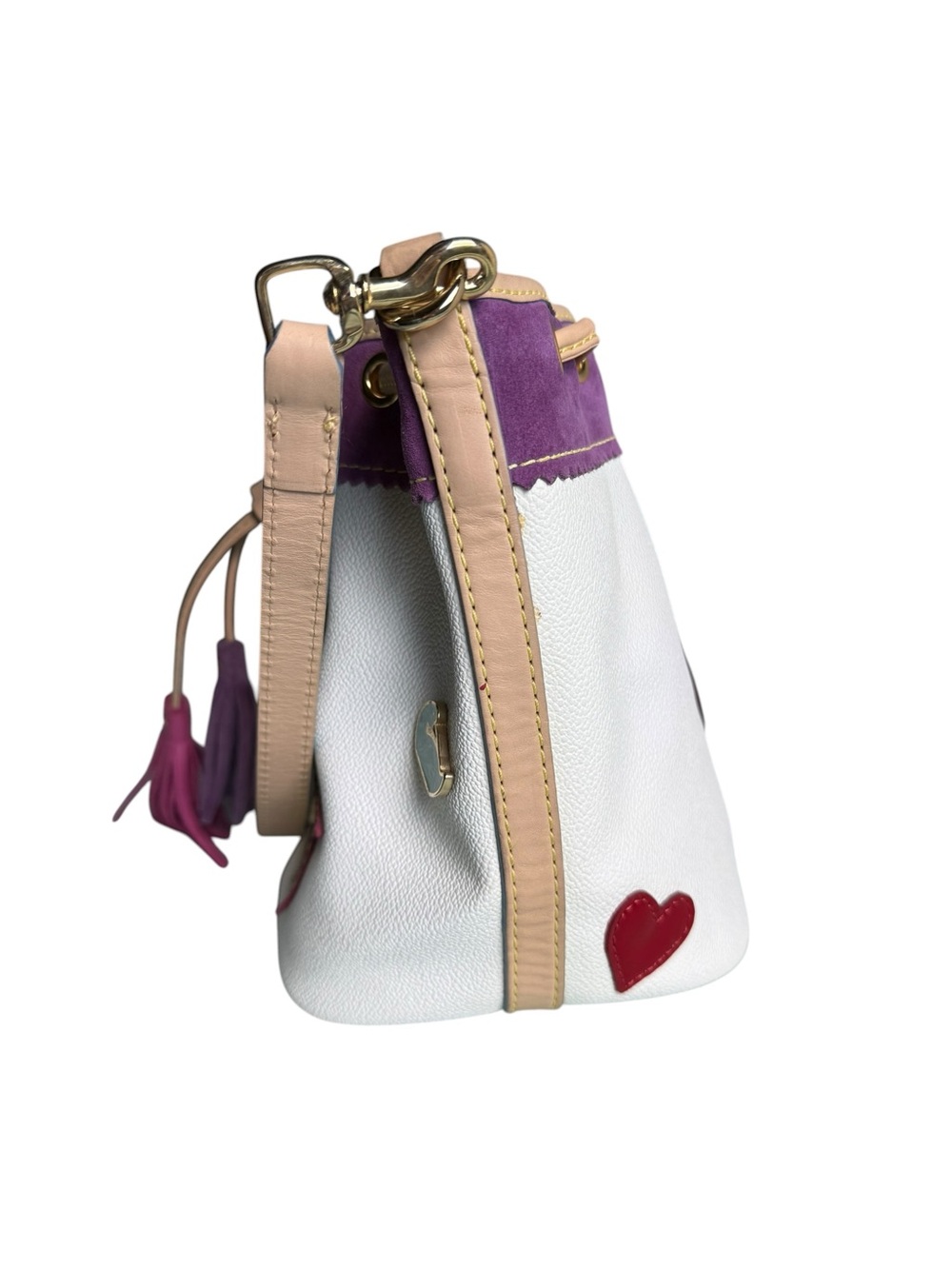Vintage Dooney & Bourke x Lindsay Lohan Bucket Bag #6 - Picture 8 of 15